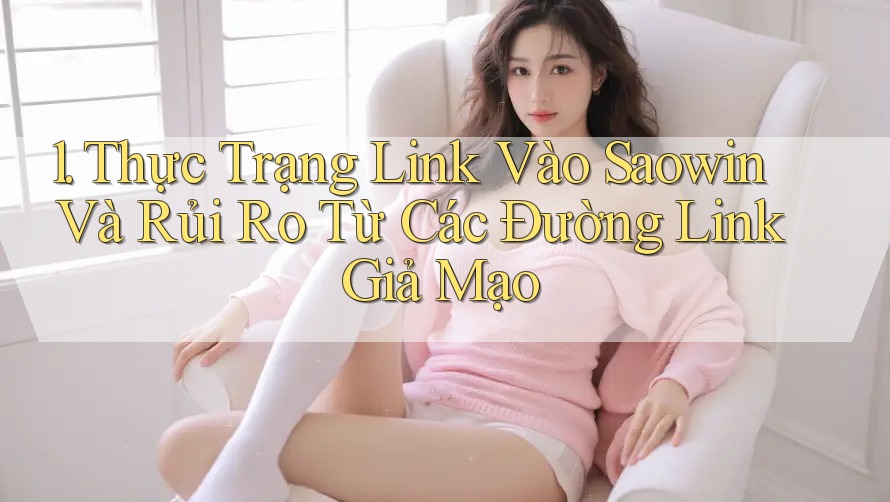 1. Thực Trạng Link Vào Saowin Và Rủi Ro Từ Các Đường Link Giả Mạo