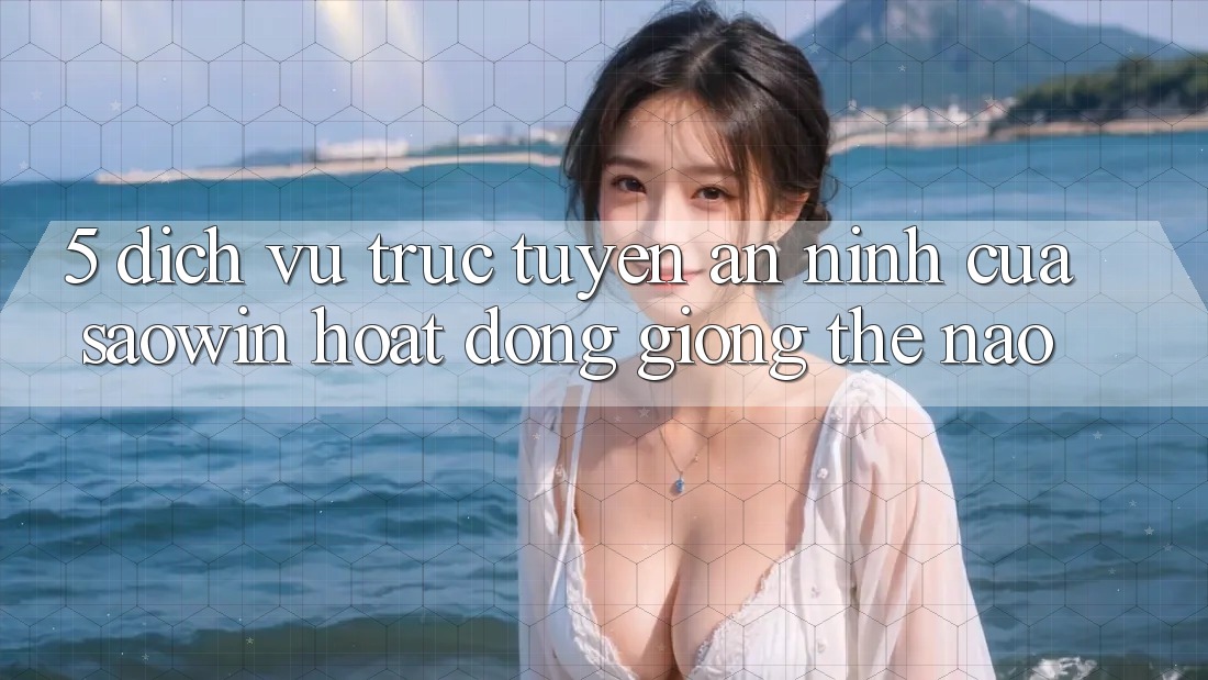 5. Dịch vụ trực tuyến An ninh Của Saowin Hoạt Động Giống Thế Nào? 5. Dịch vụ trực tuyến An ninh Của Saowin Hoạt Động Giống Thế Nào?