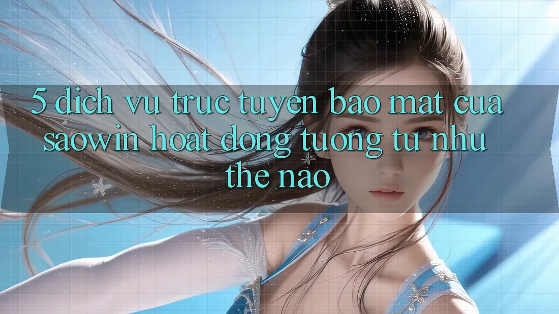 5. Dịch vụ trực tuyến Bảo Mật Của Saowin Hoạt Động Tương tự như Thế Nào? 5. Dịch vụ trực tuyến Bảo Mật Của Saowin Hoạt Động Tương tự như Thế Nào?