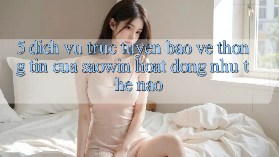 5. Dịch vụ trực tuyến Bảo vệ thông tin Của Saowin Hoạt Động Như Thế Nào? 5. Dịch vụ trực tuyến Bảo vệ thông tin Của Saowin Hoạt Động Như Thế Nào?