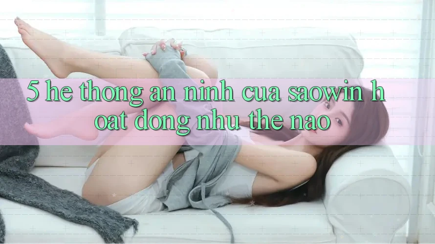 5. Hệ Thống An ninh Của Saowin Hoạt Động Như Thế Nào? 5. Hệ Thống An ninh Của Saowin Hoạt Động Như Thế Nào?