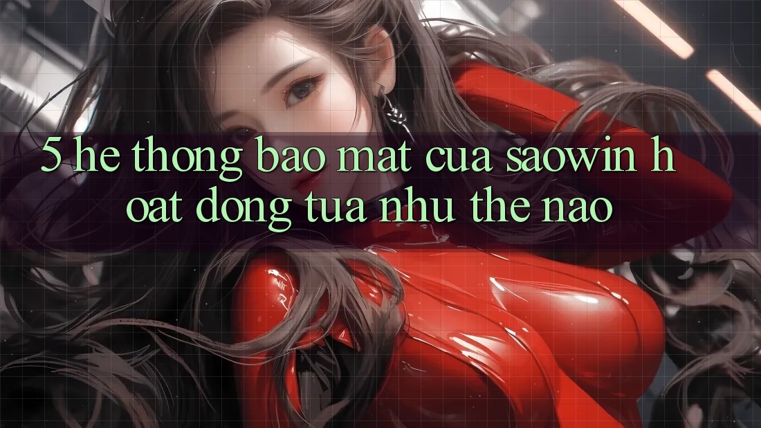 5. Hệ Thống Bảo Mật Của Saowin Hoạt Động Tựa như Thế Nào? 5. Hệ Thống Bảo Mật Của Saowin Hoạt Động Tựa như Thế Nào?