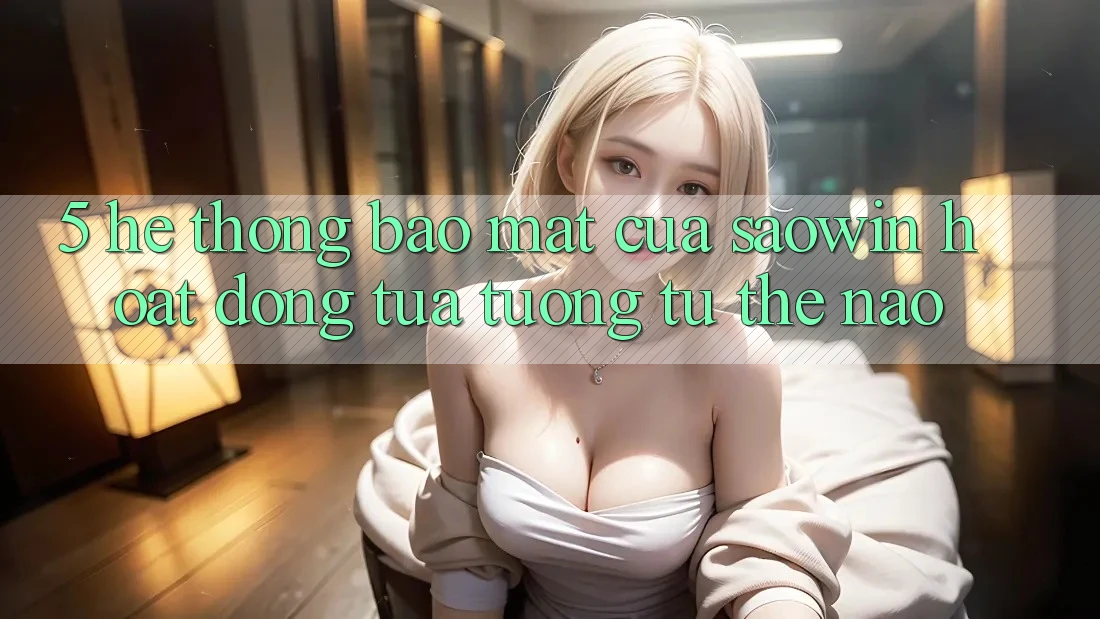 5. Hệ Thống Bảo Mật Của Saowin Hoạt Động Tựa tương tự Thế Nào? 5. Hệ Thống Bảo Mật Của Saowin Hoạt Động Tựa tương tự Thế Nào?