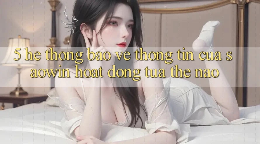 5. Hệ Thống Bảo vệ thông tin Của Saowin Hoạt Động Tựa Thế Nào? 5. Hệ Thống Bảo vệ thông tin Của Saowin Hoạt Động Tựa Thế Nào?