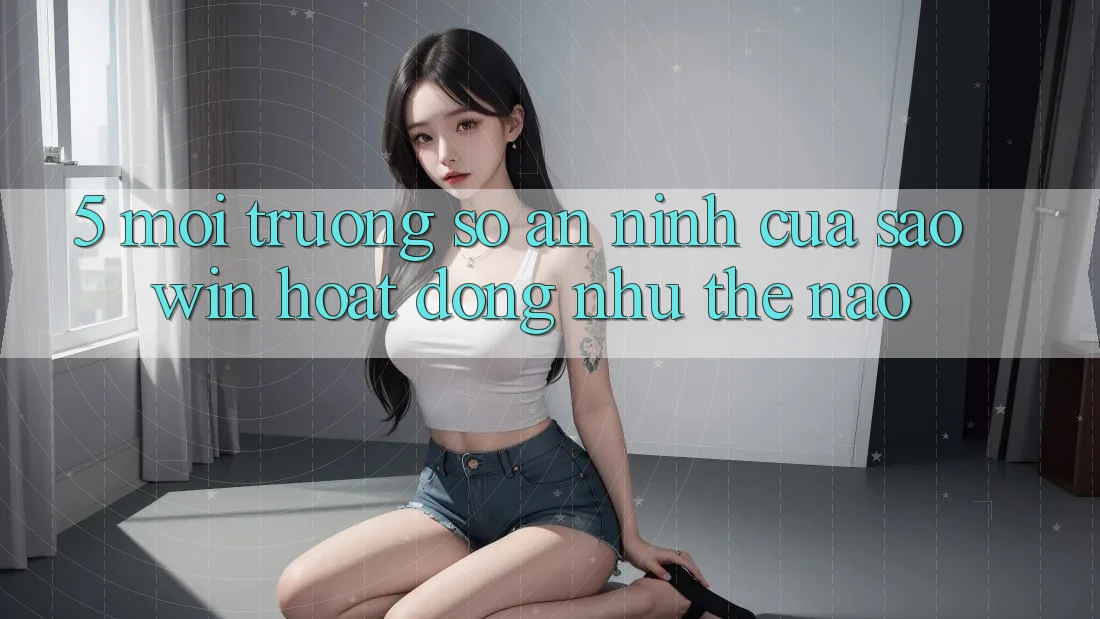 5. Môi trường số An ninh Của Saowin Hoạt Động Như Thế Nào? 5. Môi trường số An ninh Của Saowin Hoạt Động Như Thế Nào?