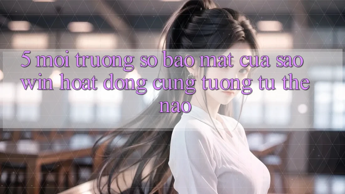 5. Môi trường số Bảo Mật Của Saowin Hoạt Động Cũng tương tự Thế Nào? 5. Môi trường số Bảo Mật Của Saowin Hoạt Động Cũng tương tự Thế Nào?