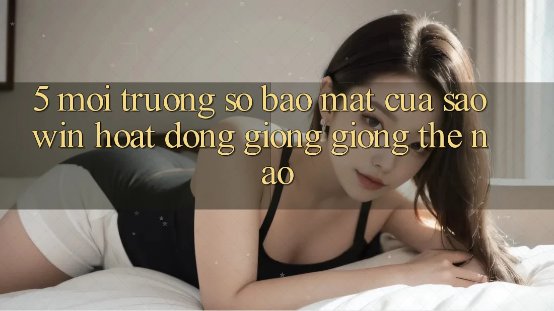 5. Môi trường số Bảo Mật Của Saowin Hoạt Động Giống giống Thế Nào? 5. Môi trường số Bảo Mật Của Saowin Hoạt Động Giống giống Thế Nào?
