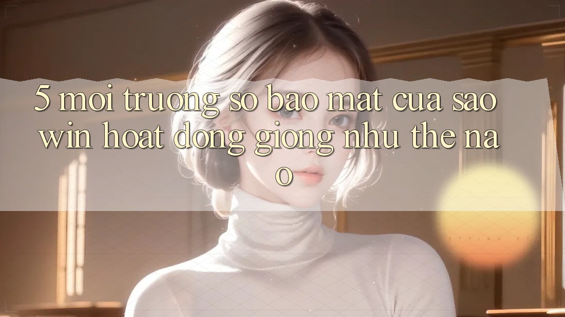 5. Môi trường số Bảo Mật Của Saowin Hoạt Động Giống như Thế Nào? 5. Môi trường số Bảo Mật Của Saowin Hoạt Động Giống như Thế Nào?