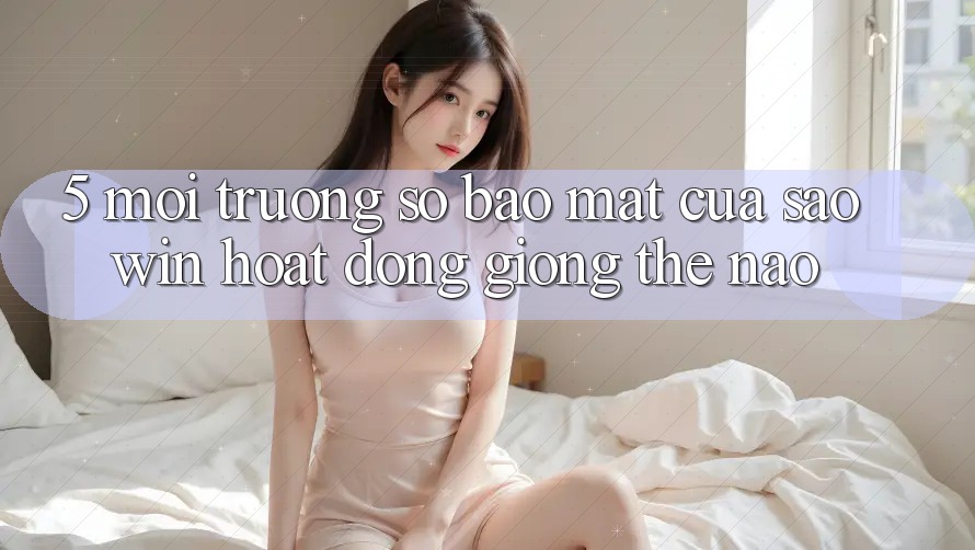 5. Môi trường số Bảo Mật Của Saowin Hoạt Động Giống Thế Nào?