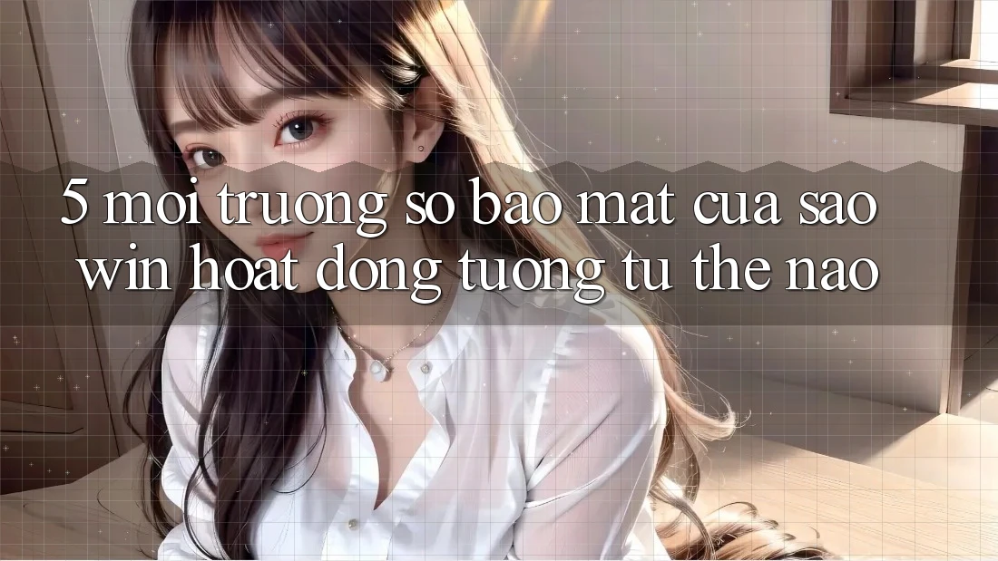 5. Môi trường số Bảo Mật Của Saowin Hoạt Động Tương tự Thế Nào? 5. Môi trường số Bảo Mật Của Saowin Hoạt Động Tương tự Thế Nào?