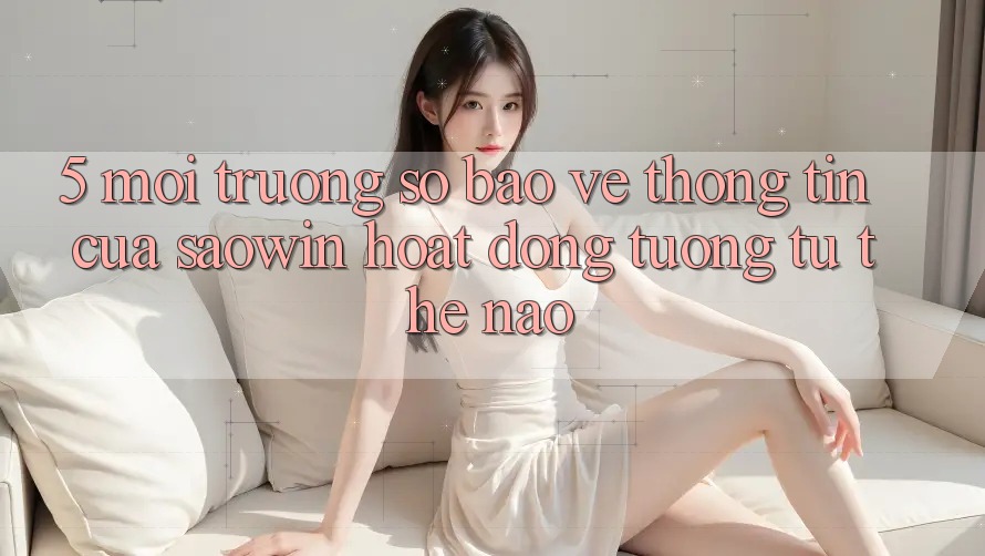 5. Môi trường số Bảo vệ thông tin Của Saowin Hoạt Động Tương tự Thế Nào? 5. Môi trường số Bảo vệ thông tin Của Saowin Hoạt Động Tương tự Thế Nào?