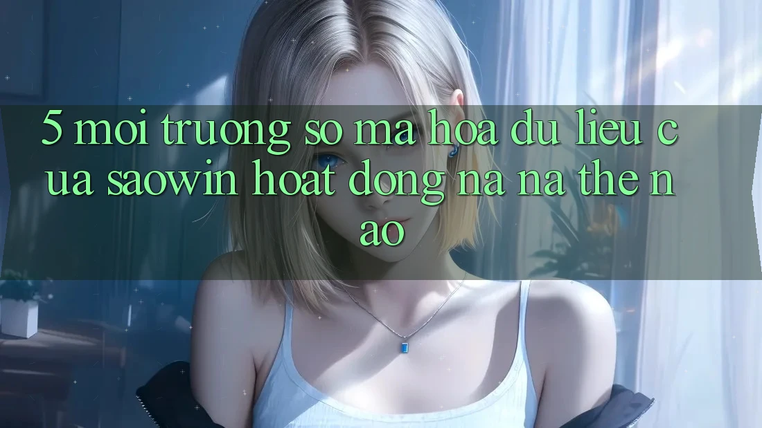 5. Môi trường số Mã hóa dữ liệu Của Saowin Hoạt Động Na ná Thế Nào? 5. Môi trường số Mã hóa dữ liệu Của Saowin Hoạt Động Na ná Thế Nào?