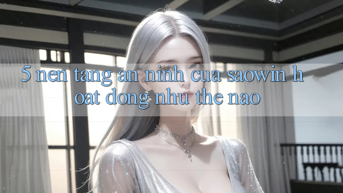 5. Nền tảng An ninh Của Saowin Hoạt Động Như Thế Nào? 5. Nền tảng An ninh Của Saowin Hoạt Động Như Thế Nào?