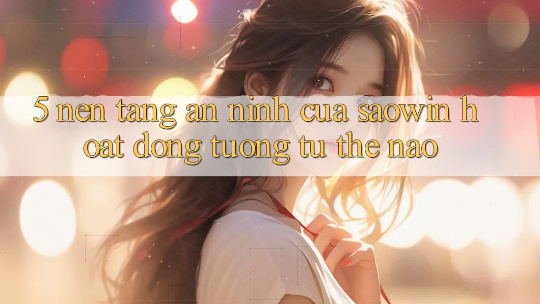 5. Nền tảng An ninh Của Saowin Hoạt Động Tương tự Thế Nào?