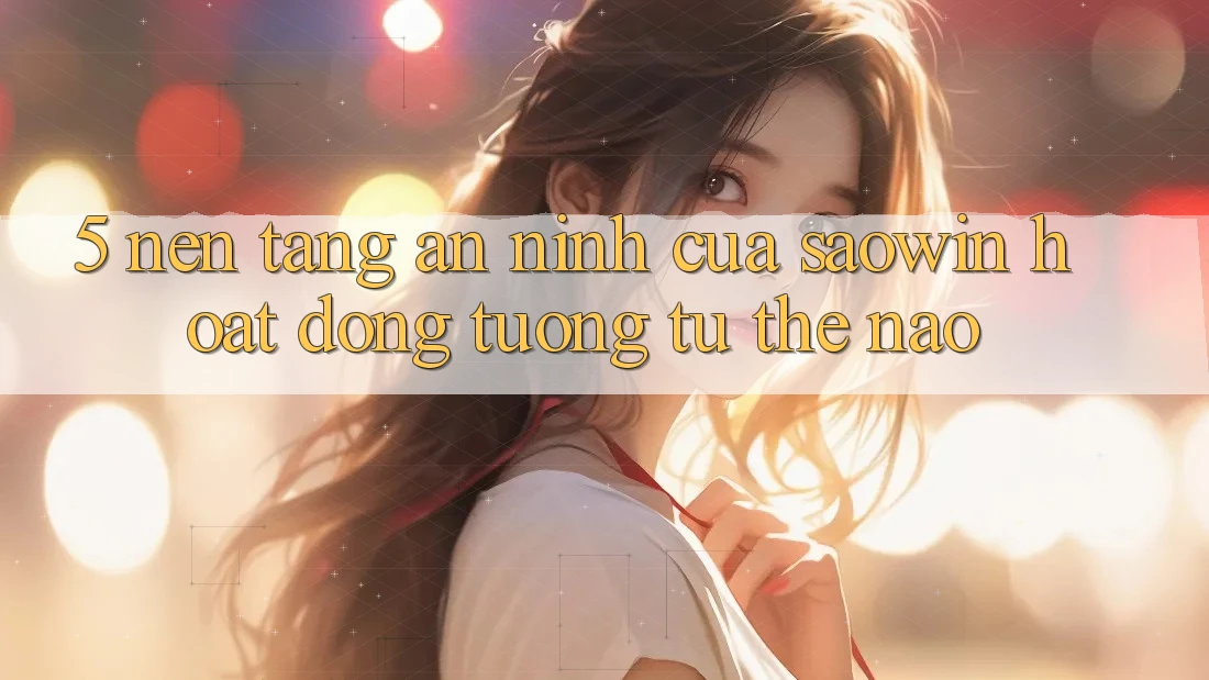 5. Nền tảng An ninh Của Saowin Hoạt Động Tương tự Thế Nào? 5. Nền tảng An ninh Của Saowin Hoạt Động Tương tự Thế Nào?