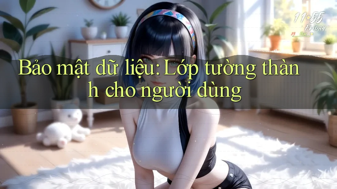 Bảo mật dữ liệu: Lớp tường thành cho người dùng