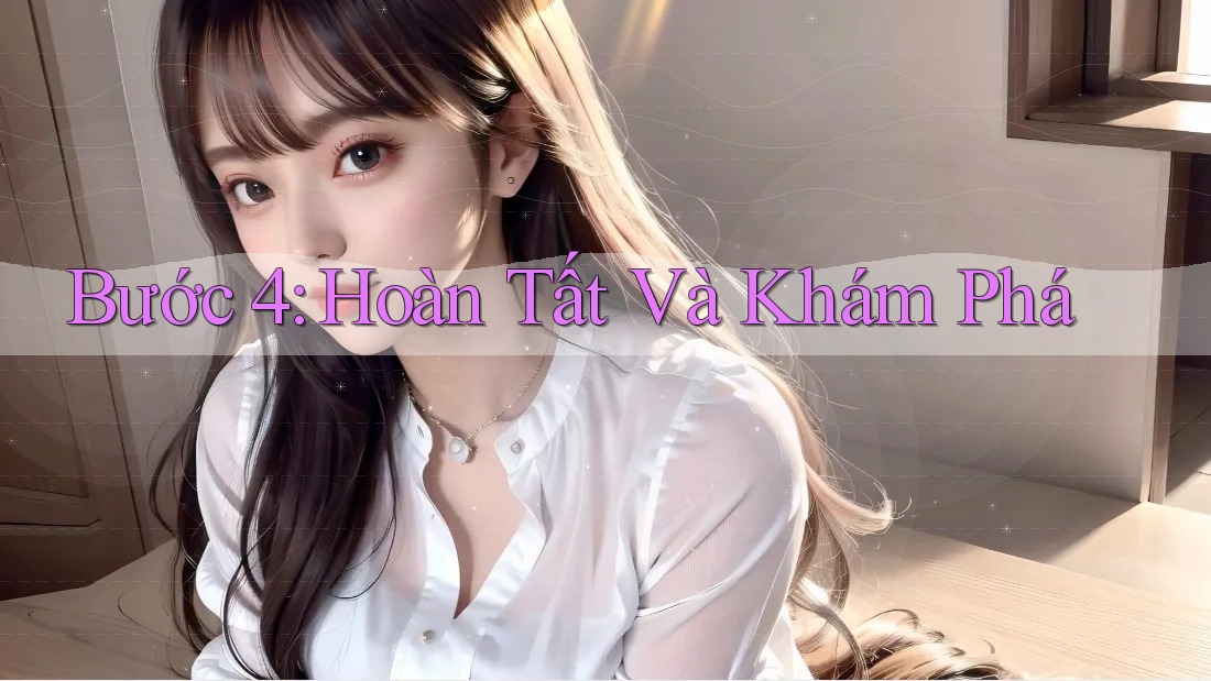 Bước 4: Hoàn Tất Và Khám Phá Bước 4: Hoàn Tất Và Khám Phá