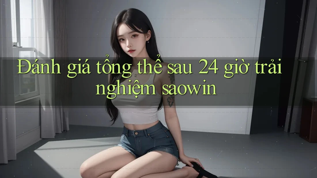Đánh giá tổng thể sau 24 giờ trải nghiệm saowin Đánh giá tổng thể sau 24 giờ trải nghiệm saowin