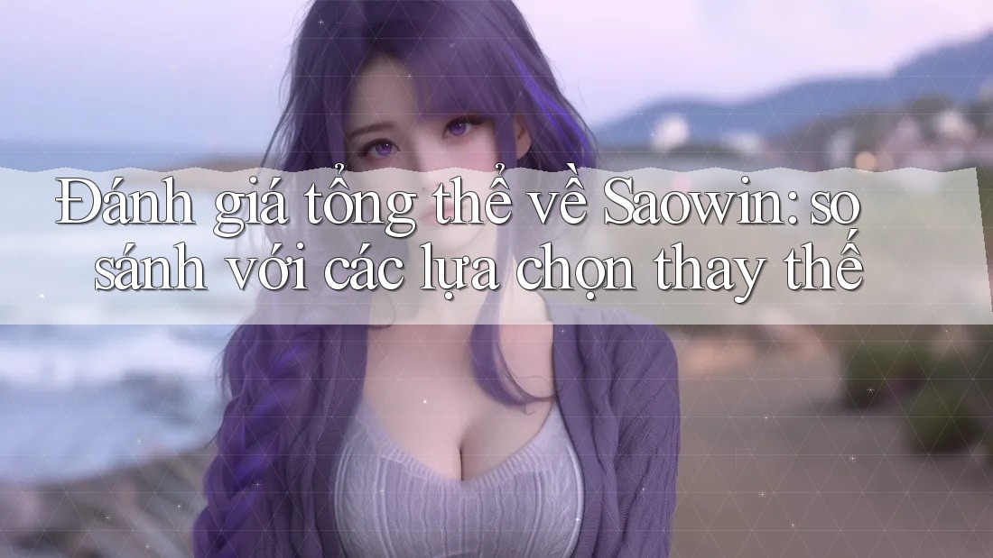 Đánh giá tổng thể về Saowin: so sánh với các lựa chọn thay thế Đánh giá tổng thể về Saowin: so sánh với các lựa chọn thay thế