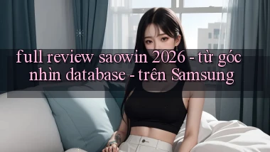 full review saowin 2026   từ góc nhìn database   trên Samsung
