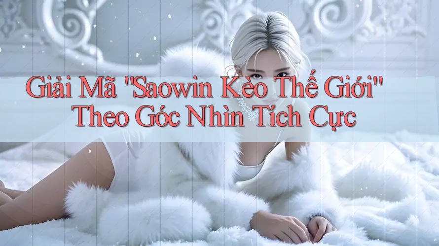 Giải Mã “Saowin Kèo Thế Giới” Theo Góc Nhìn Tích Cực Giải Mã “Saowin Kèo Thế Giới” Theo Góc Nhìn Tích Cực