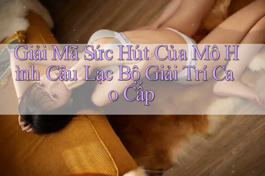 Giải Mã Sức Hút Của Mô Hình Câu Lạc Bộ Giải Trí Cao Cấp Giải Mã Sức Hút Của Mô Hình Câu Lạc Bộ Giải Trí Cao Cấp