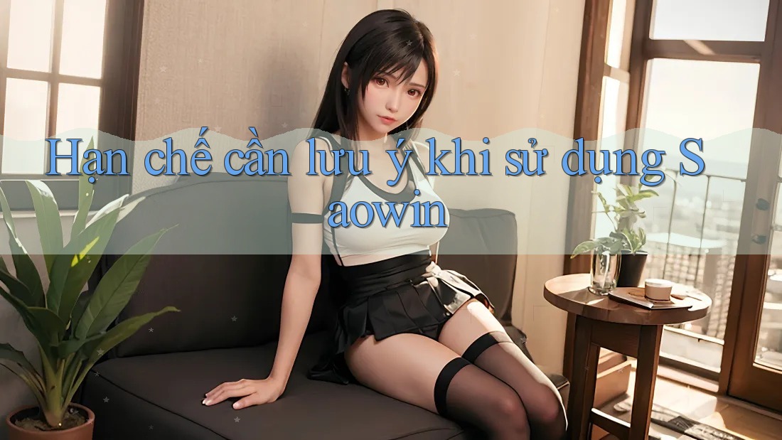 Hạn chế cần lưu ý khi sử dụng Saowin Hạn chế cần lưu ý khi sử dụng Saowin
