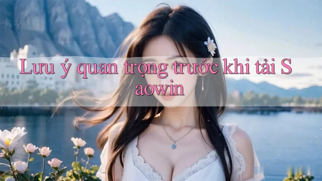 Lưu ý quan trọng trước khi tải Saowin Lưu ý quan trọng trước khi tải Saowin