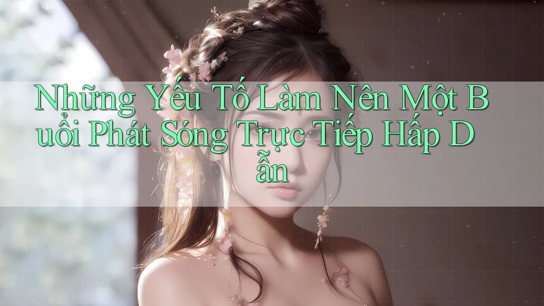 Những Yếu Tố Làm Nên Một Buổi Phát Sóng Trực Tiếp Hấp Dẫn Những Yếu Tố Làm Nên Một Buổi Phát Sóng Trực Tiếp Hấp Dẫn