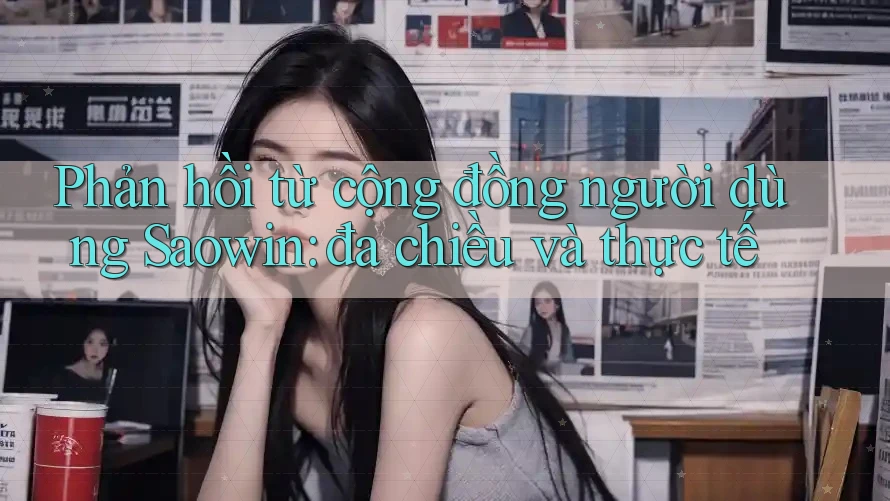 Phản hồi từ cộng đồng người dùng Saowin: đa chiều và thực tế Phản hồi từ cộng đồng người dùng Saowin: đa chiều và thực tế
