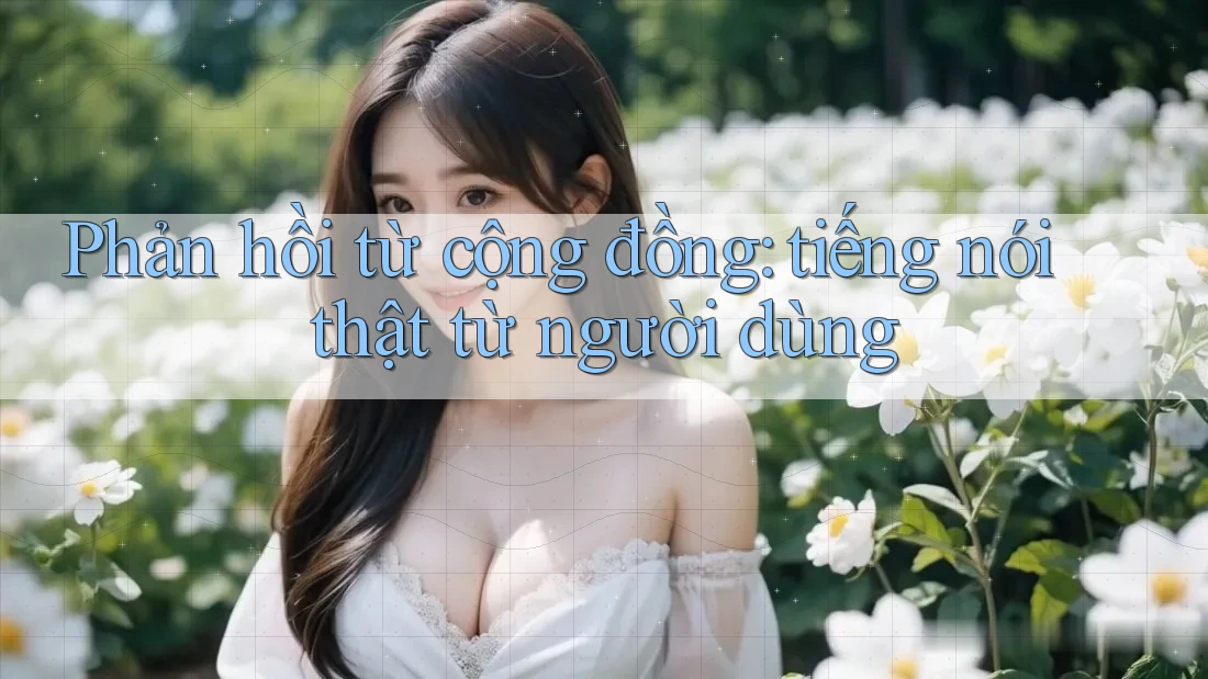 Phản hồi từ cộng đồng: Tiếng nói thật từ người dùng