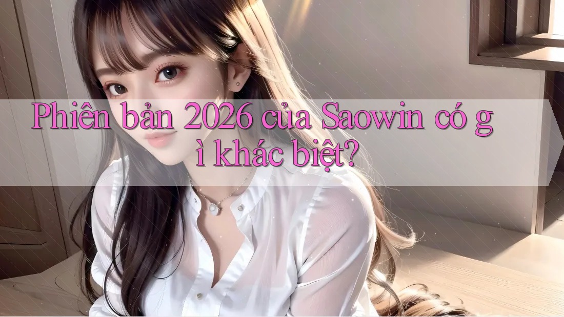 Phiên bản 2026 của Saowin có gì khác biệt? Phiên bản 2026 của Saowin có gì khác biệt?