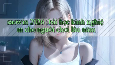 saowin 2026 bài học kinh nghiệm cho người chơi lâu năm