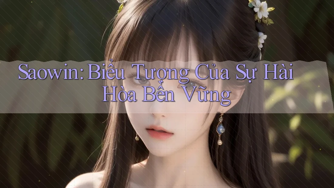 Saowin: Biểu Tượng Của Sự Hài Hòa Bền Vững Saowin: Biểu Tượng Của Sự Hài Hòa Bền Vững
