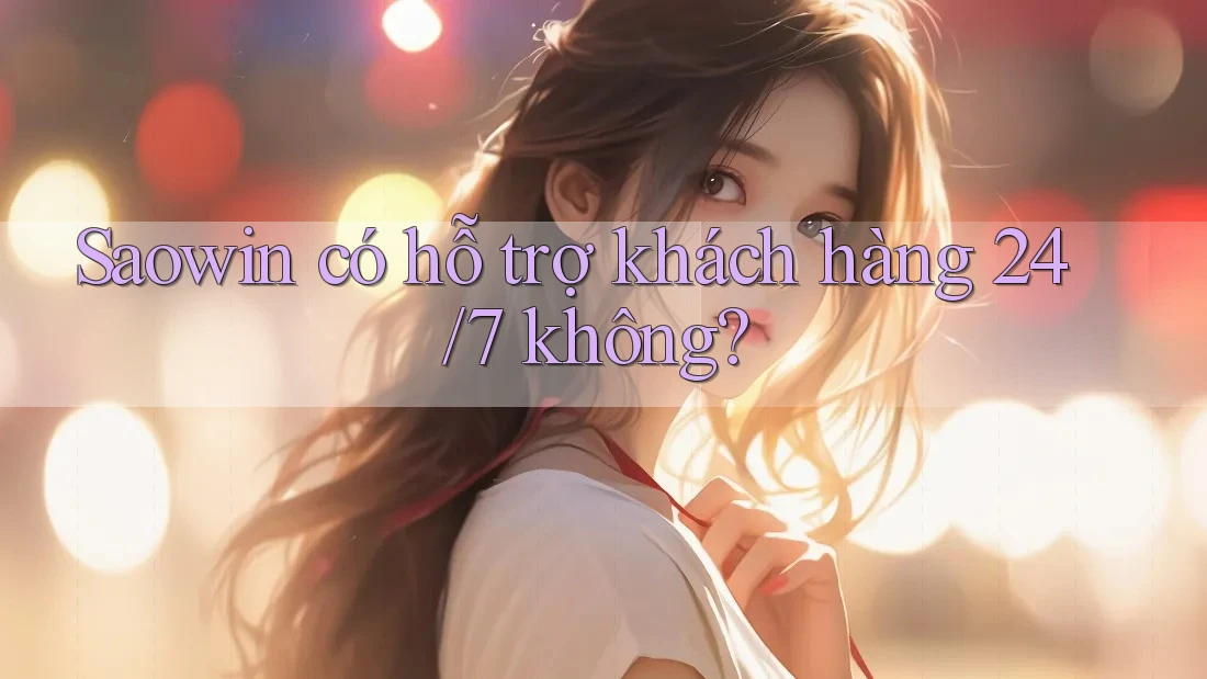 Saowin có hỗ trợ khách hàng 24/7 không? Saowin có hỗ trợ khách hàng 24/7 không?