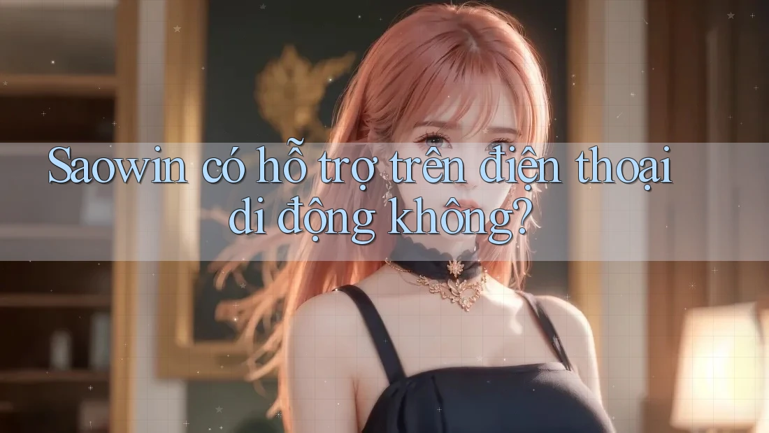 Saowin có hỗ trợ trên điện thoại di động không? Saowin có hỗ trợ trên điện thoại di động không?