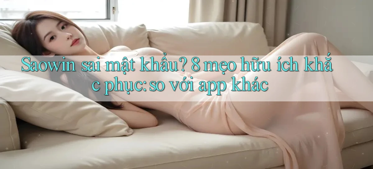 Saowin sai mật khẩu 8 mẹo hữu ích khắc phục so với app khác