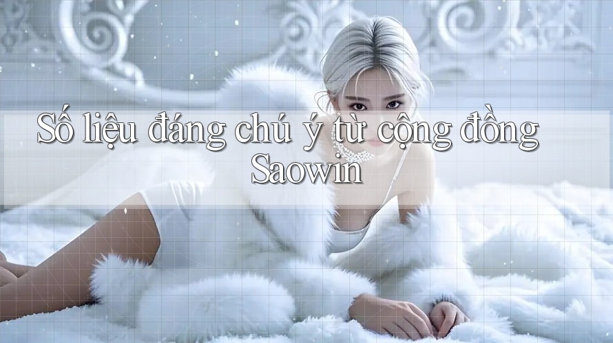 Số liệu đáng chú ý từ cộng đồng Saowin