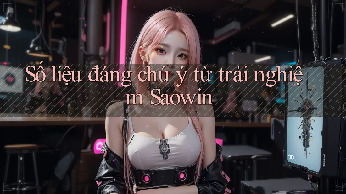 Số liệu đáng chú ý từ trải nghiệm Saowin