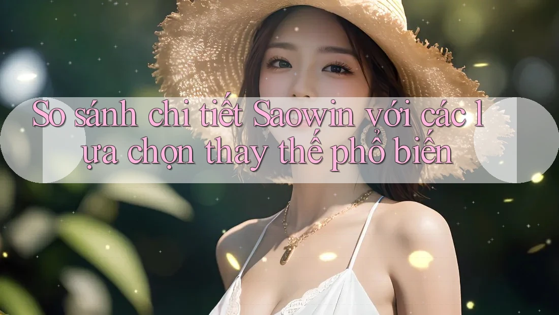 So sánh chi tiết Saowin với các lựa chọn thay thế phổ biến So sánh chi tiết Saowin với các lựa chọn thay thế phổ biến