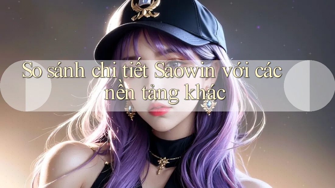 So sánh chi tiết Saowin với các nền tảng khác So sánh chi tiết Saowin với các nền tảng khác