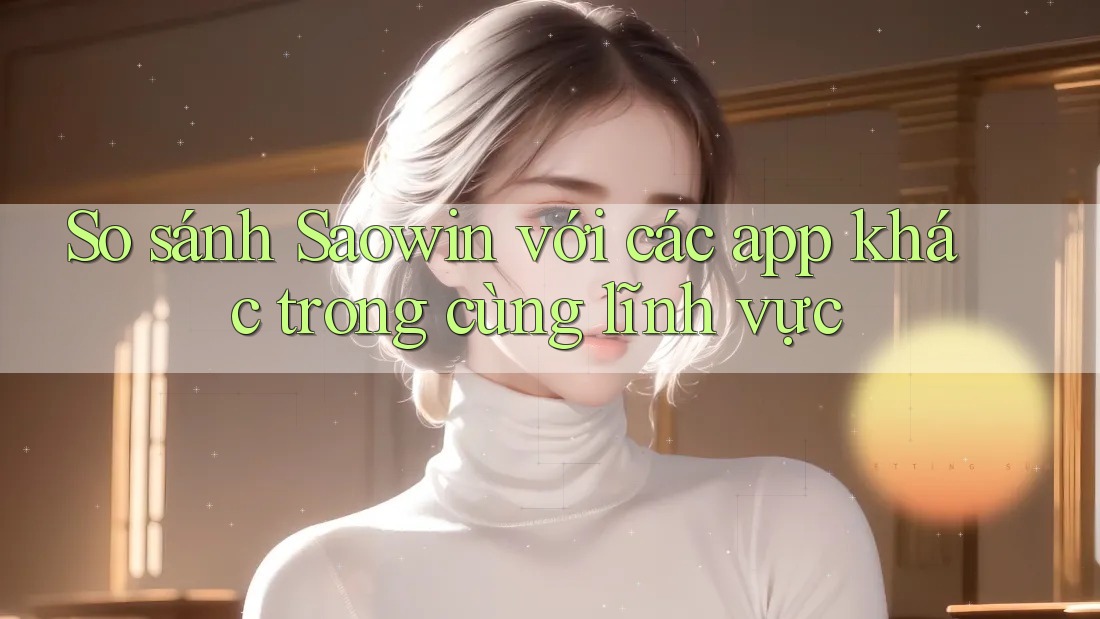 So sánh Saowin với các app khác trong cùng lĩnh vực