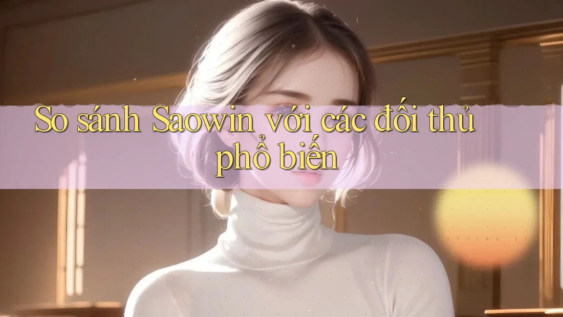 So sánh Saowin với các đối thủ phổ biến So sánh Saowin với các đối thủ phổ biến