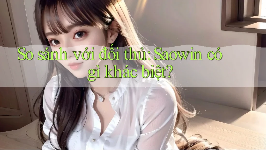 So sánh với đối thủ: Saowin có gì khác biệt? So sánh với đối thủ: Saowin có gì khác biệt?