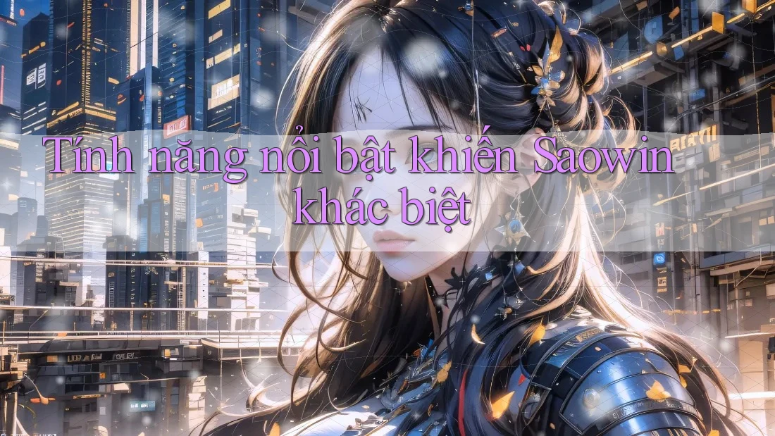 Tính năng nổi bật khiến Saowin khác biệt Tính năng nổi bật khiến Saowin khác biệt