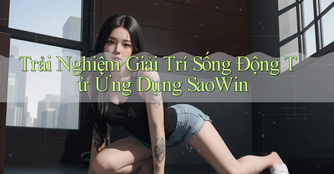 Trải Nghiệm Giải Trí Sống Động Từ Ứng Dụng SaoWin
