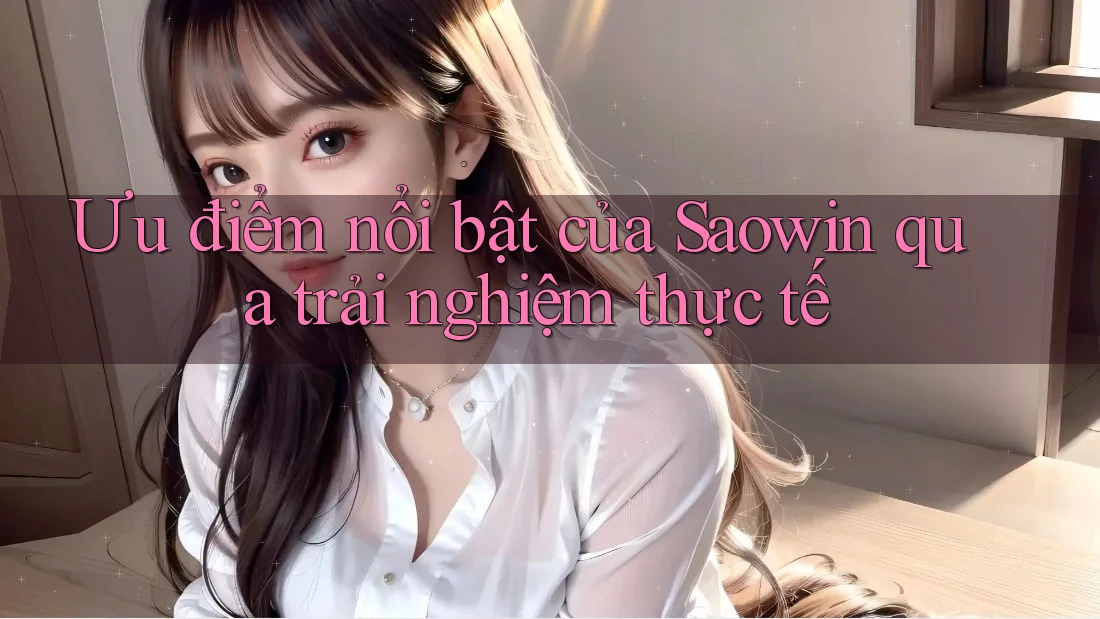 Ưu điểm nổi bật của Saowin qua trải nghiệm thực tế Ưu điểm nổi bật của Saowin qua trải nghiệm thực tế